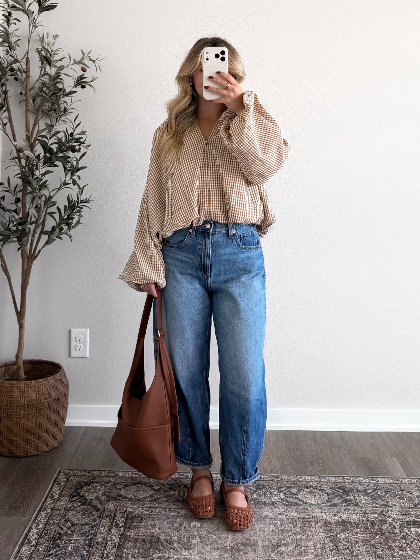 Autumn Market Gingham Jacket