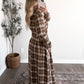 Hemlock Plaid Midi Dress