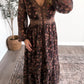 Spiced Fig Floral Maxi Dress