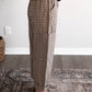 Banana Bread Gingham Pants