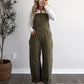 Outlook Barrel Denim Overalls / Olive