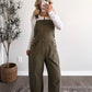 Outlook Barrel Denim Overalls / Olive