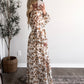 Butterfly Fields Floral Maxi Dress