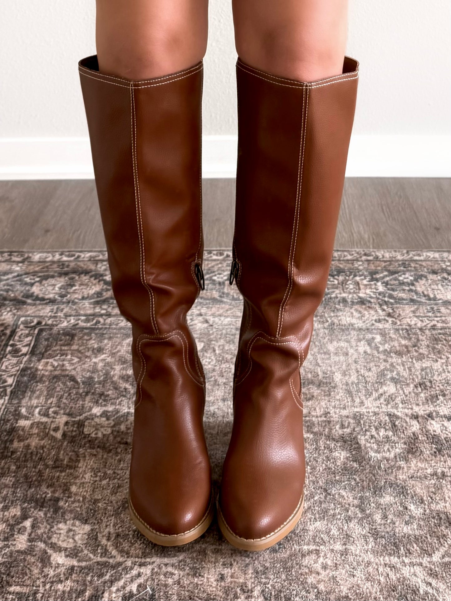 The Briar Leather Boot / Cognac