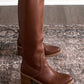 The Briar Leather Boot / Cognac