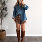 Early Autumn Plaid Shorts