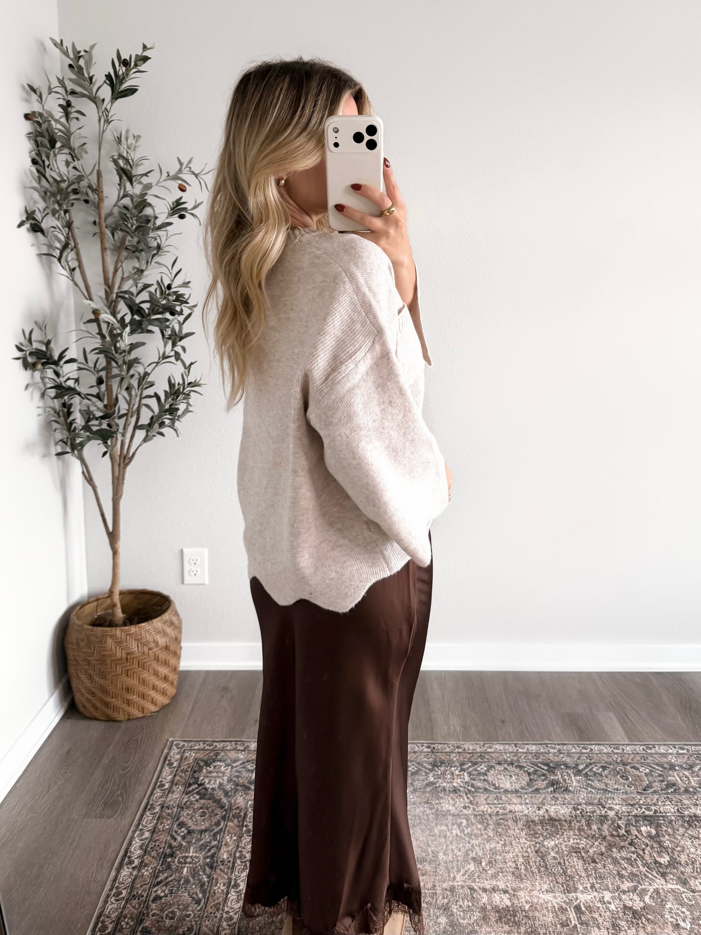 Memory Lane Knit Sweater / Oat