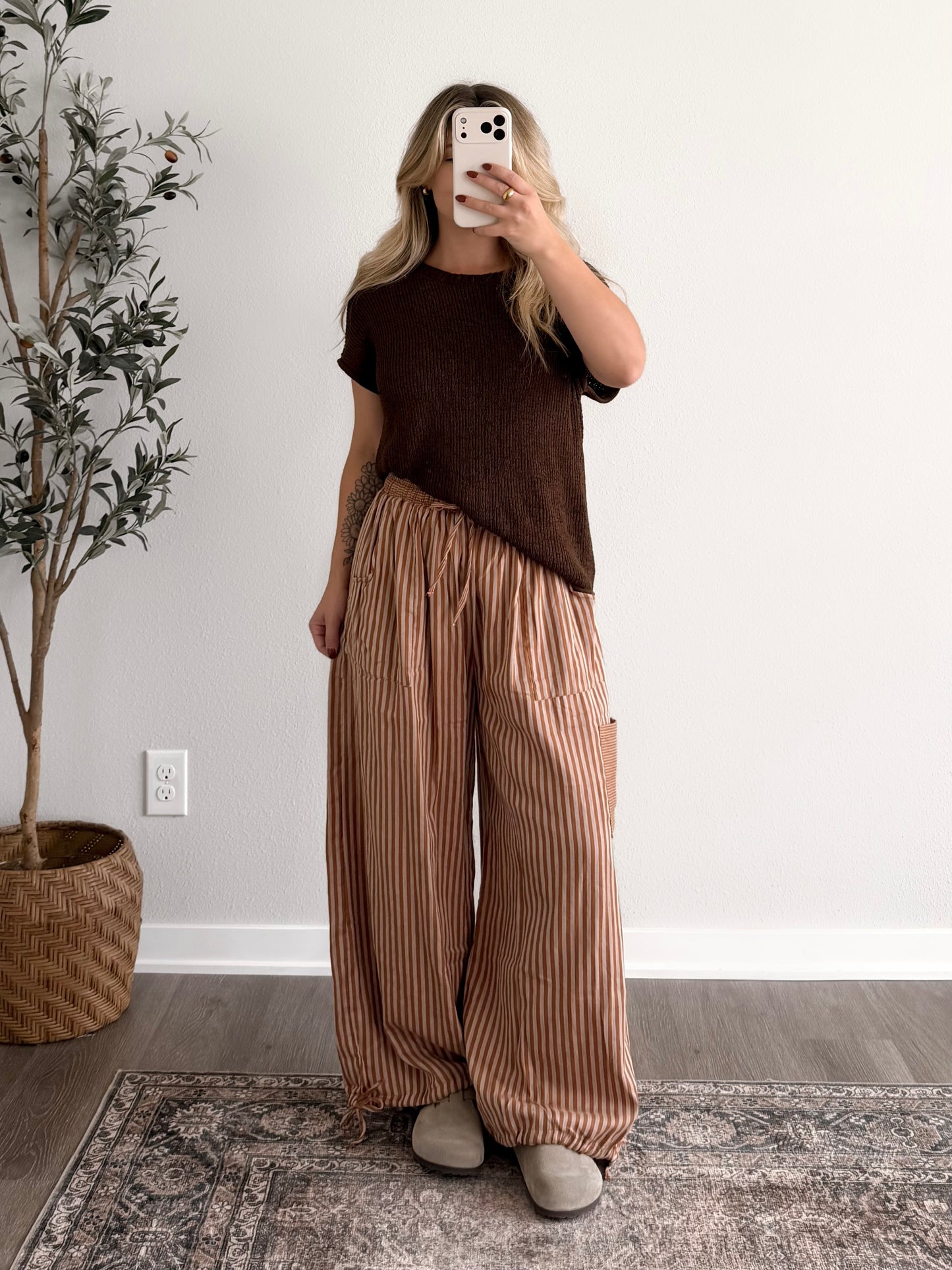 Easy Choice Knit Top / Brown