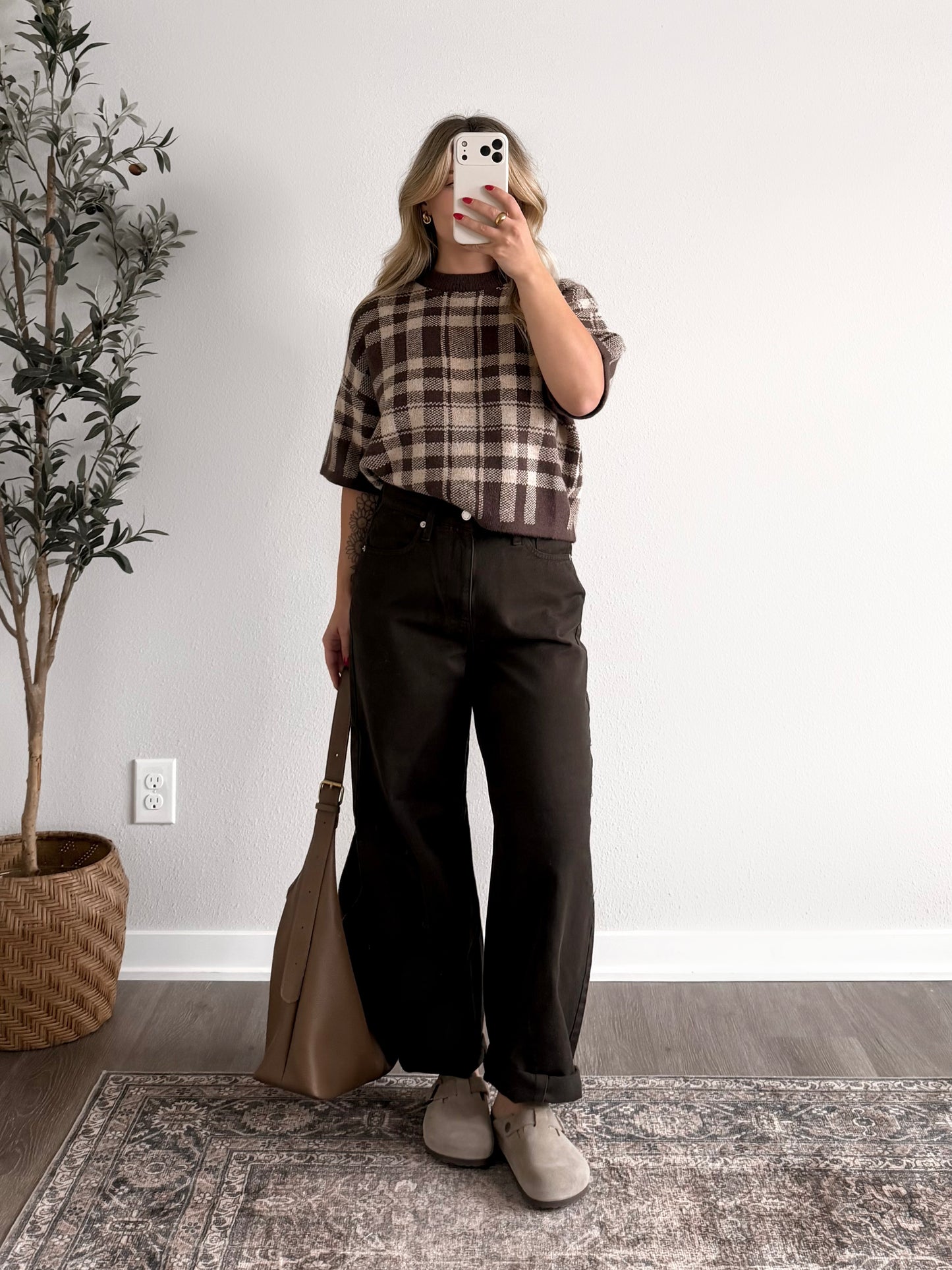 Belmont Plaid Knit Sweater