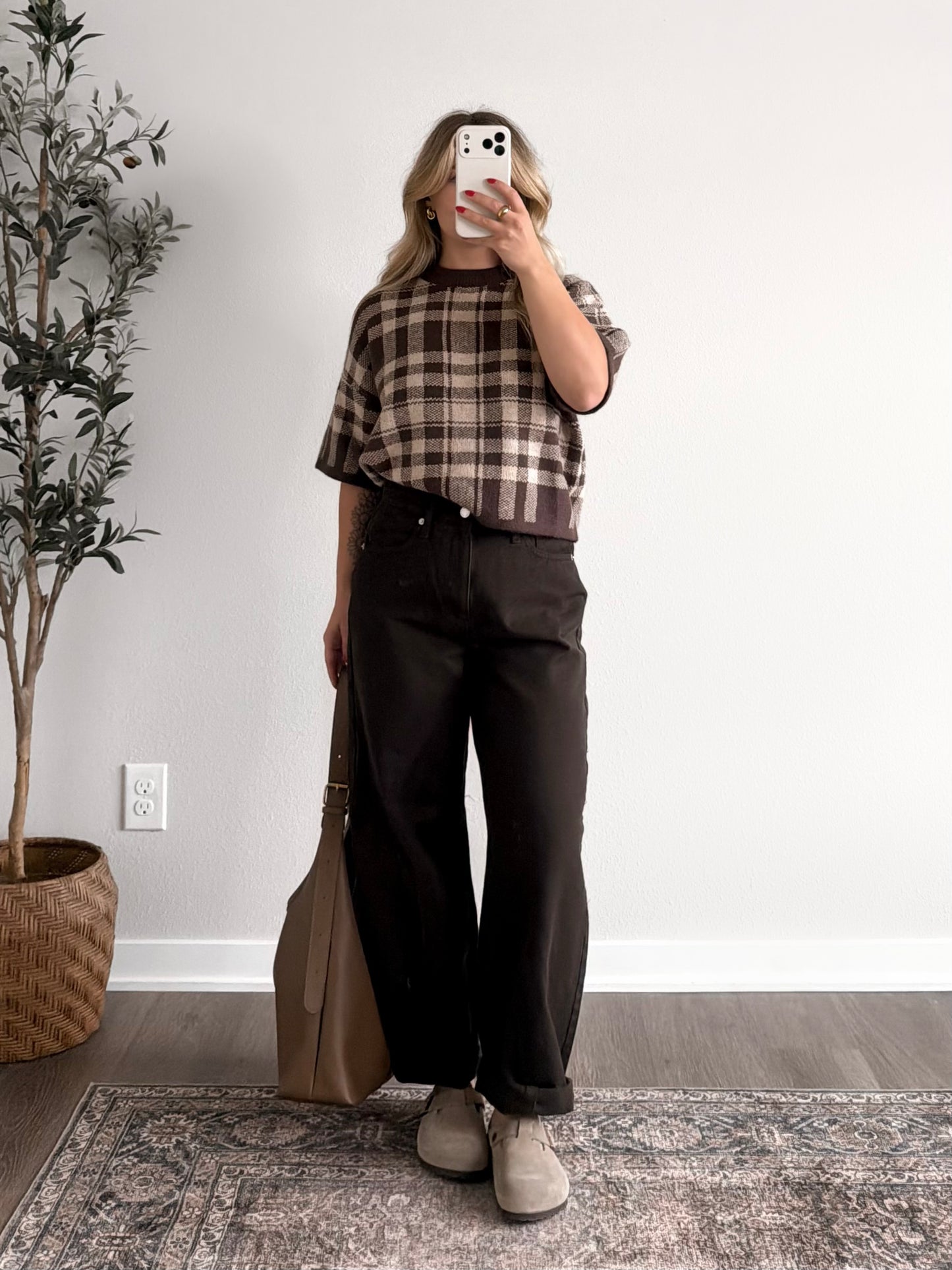 Belmont Plaid Knit Sweater