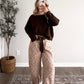 Plans Are Casual Knit Sweater / Brown