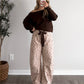 Cozy Cottage Floral Barrel Pant (Restocking 10.5)
