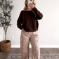 Plans Are Casual Knit Sweater / Brown