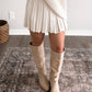 Said Softly Knit Skirt Set / Cream