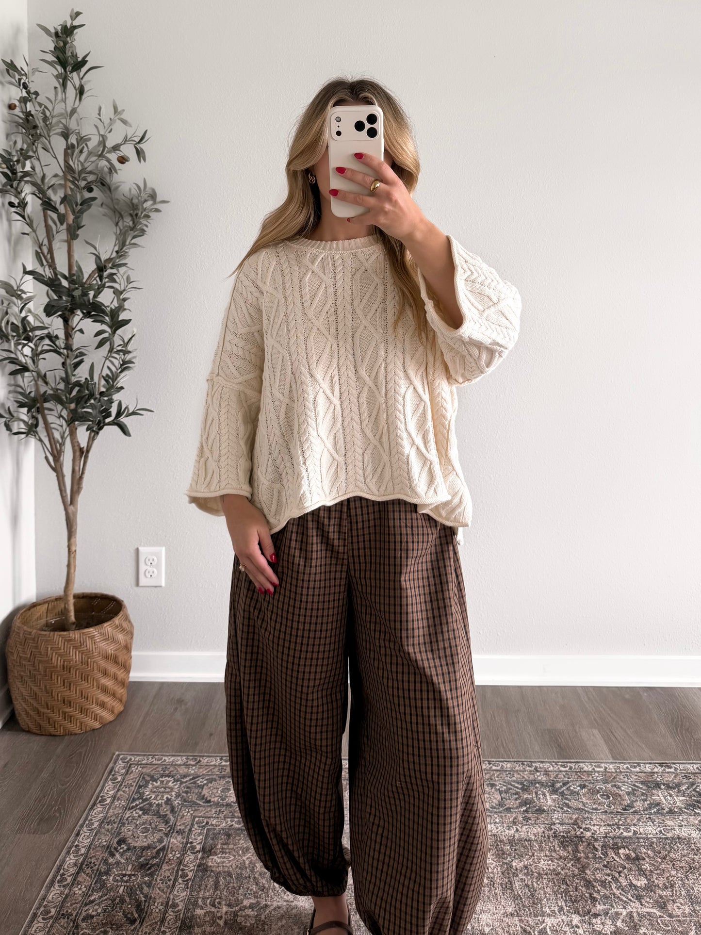 Birchwood Knit Sweater / Cream