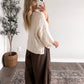 Birchwood Knit Sweater / Cream