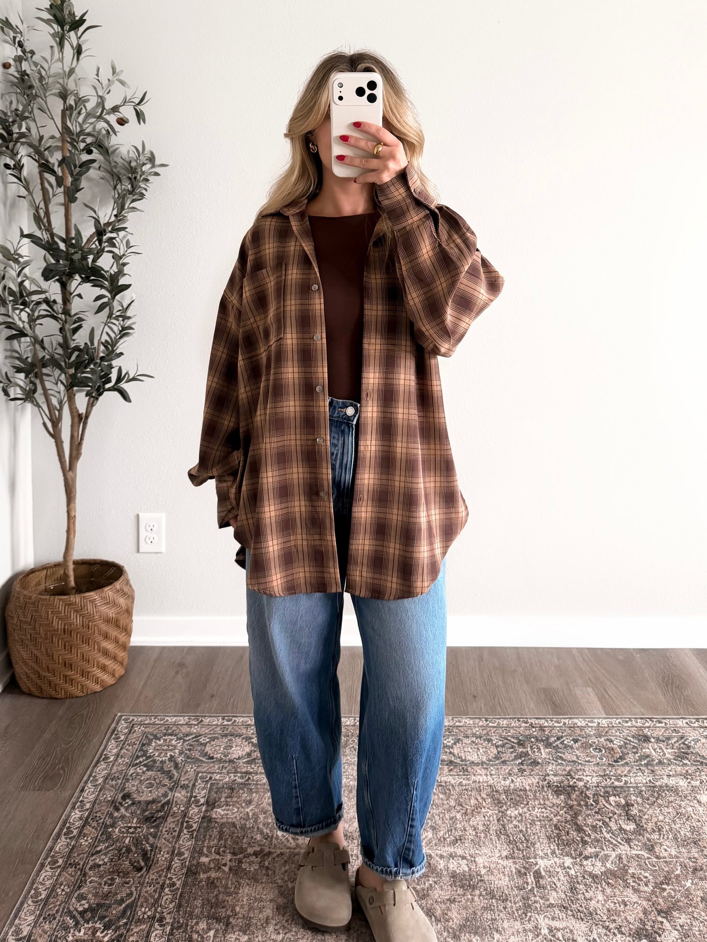 The Mill Plaid Button Down