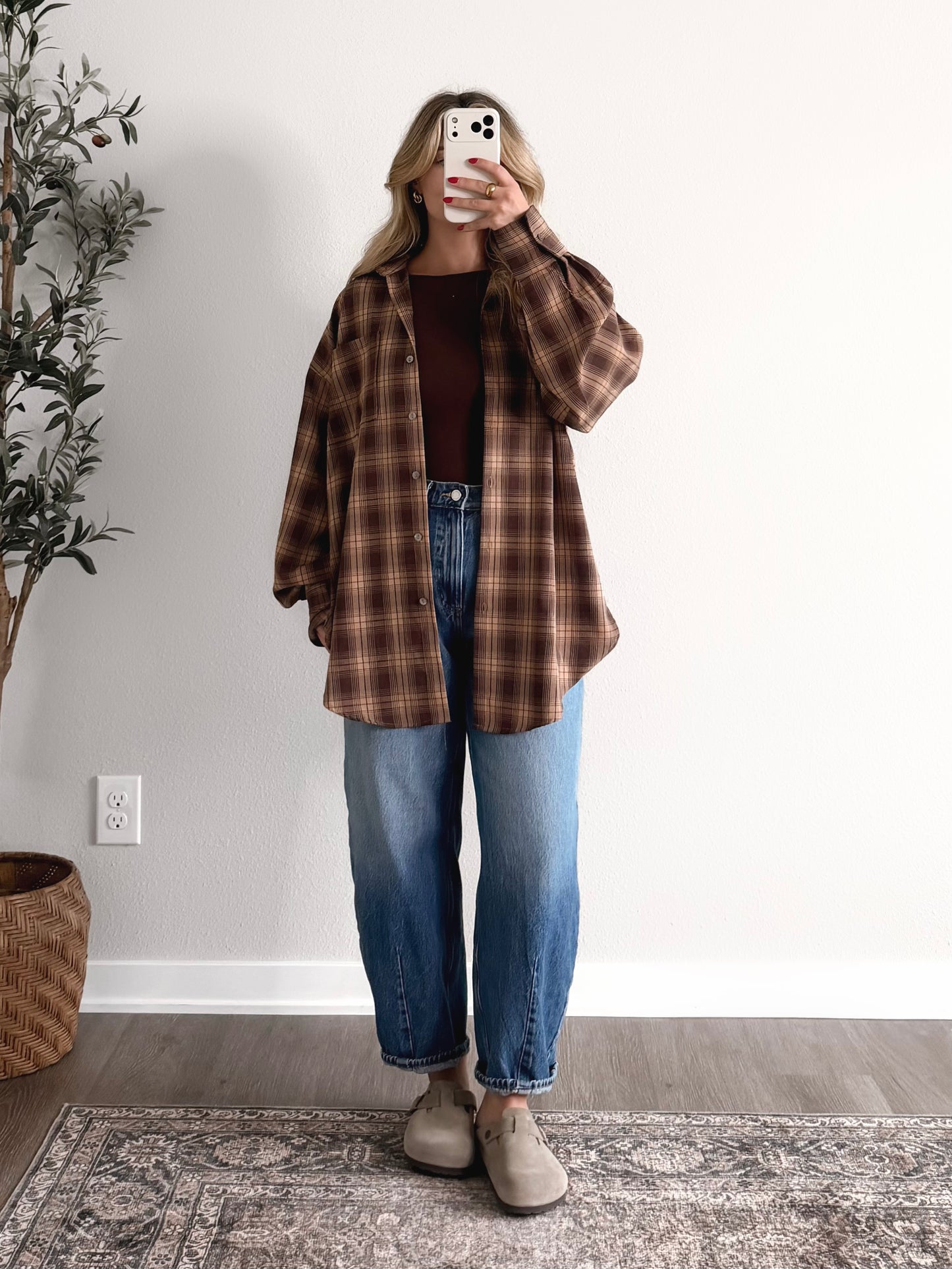 The Mill Plaid Button Down