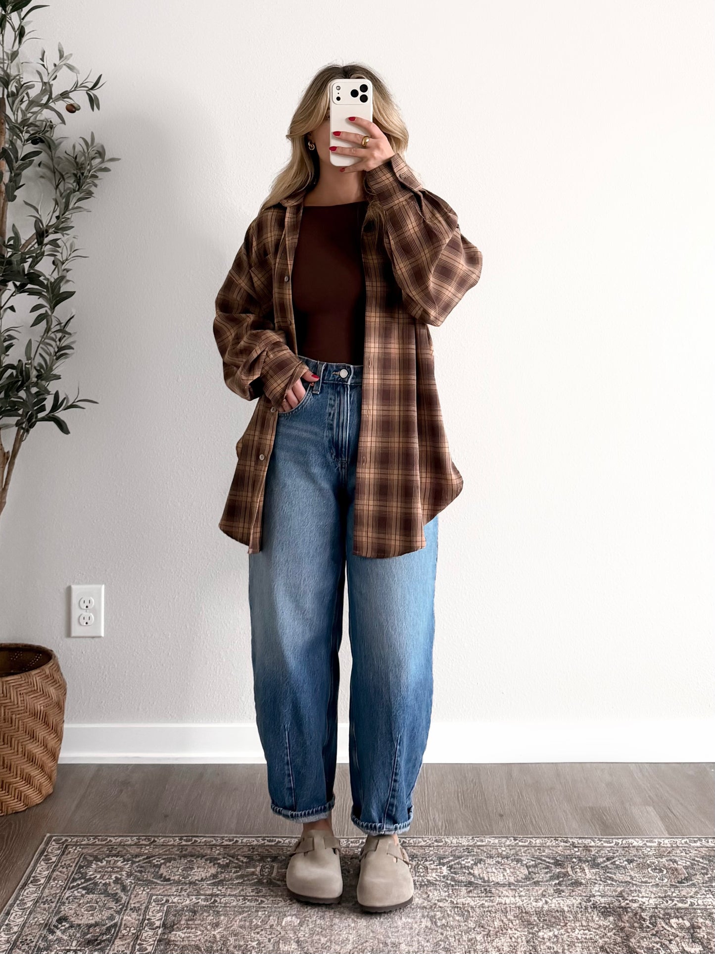 The Mill Plaid Button Down