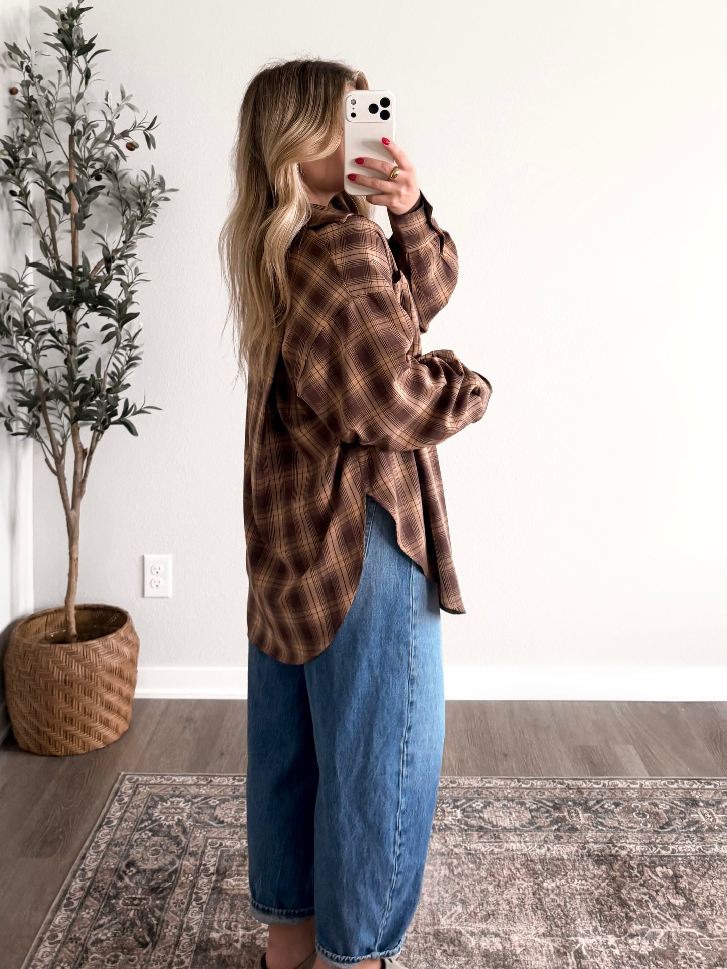 The Mill Plaid Button Down