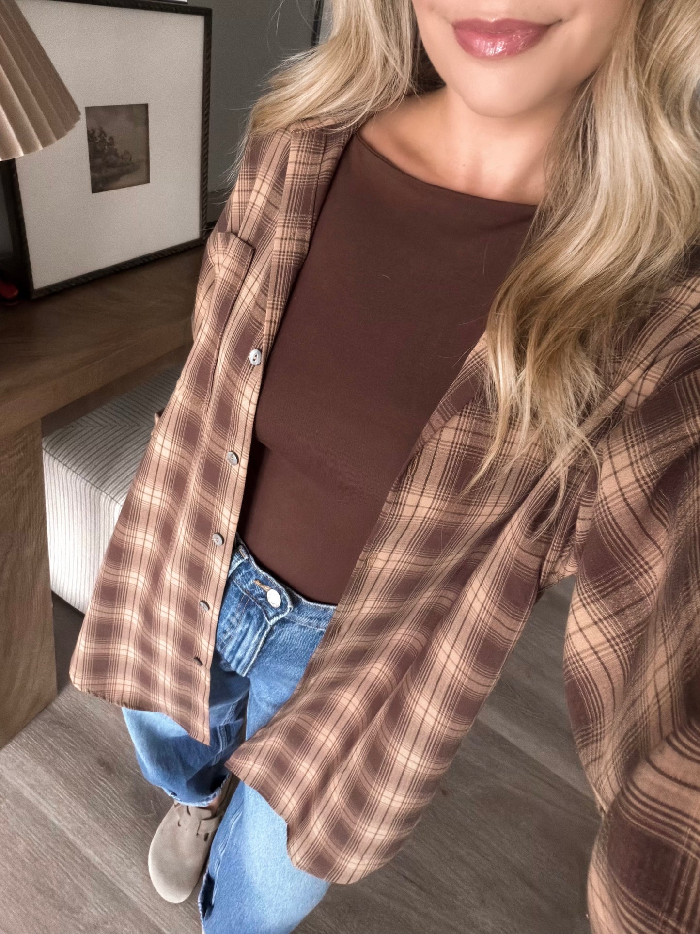 The Mill Plaid Button Down
