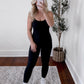 Butter Soft Athleisure Jumpsuit / Black