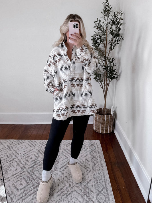 Aztec Mountain Outerwear Pullover