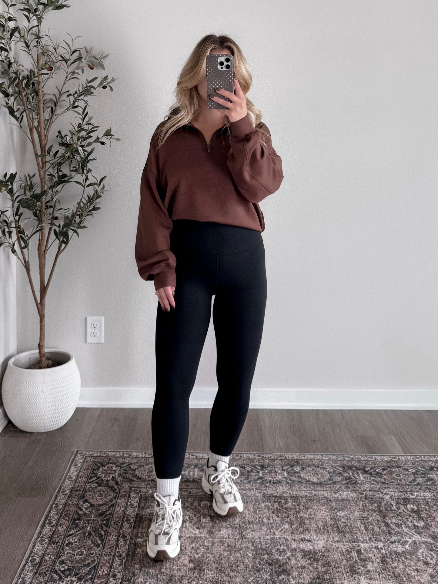 Base Scuba 1/2 Zip Pullover / Brown