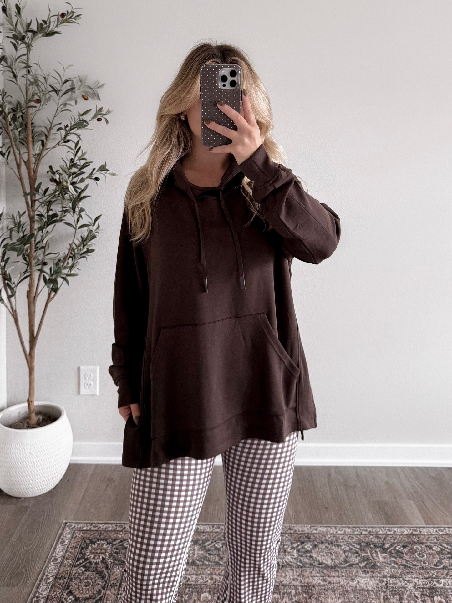 Weekend Scuba Pullover Hoodie / Espresso