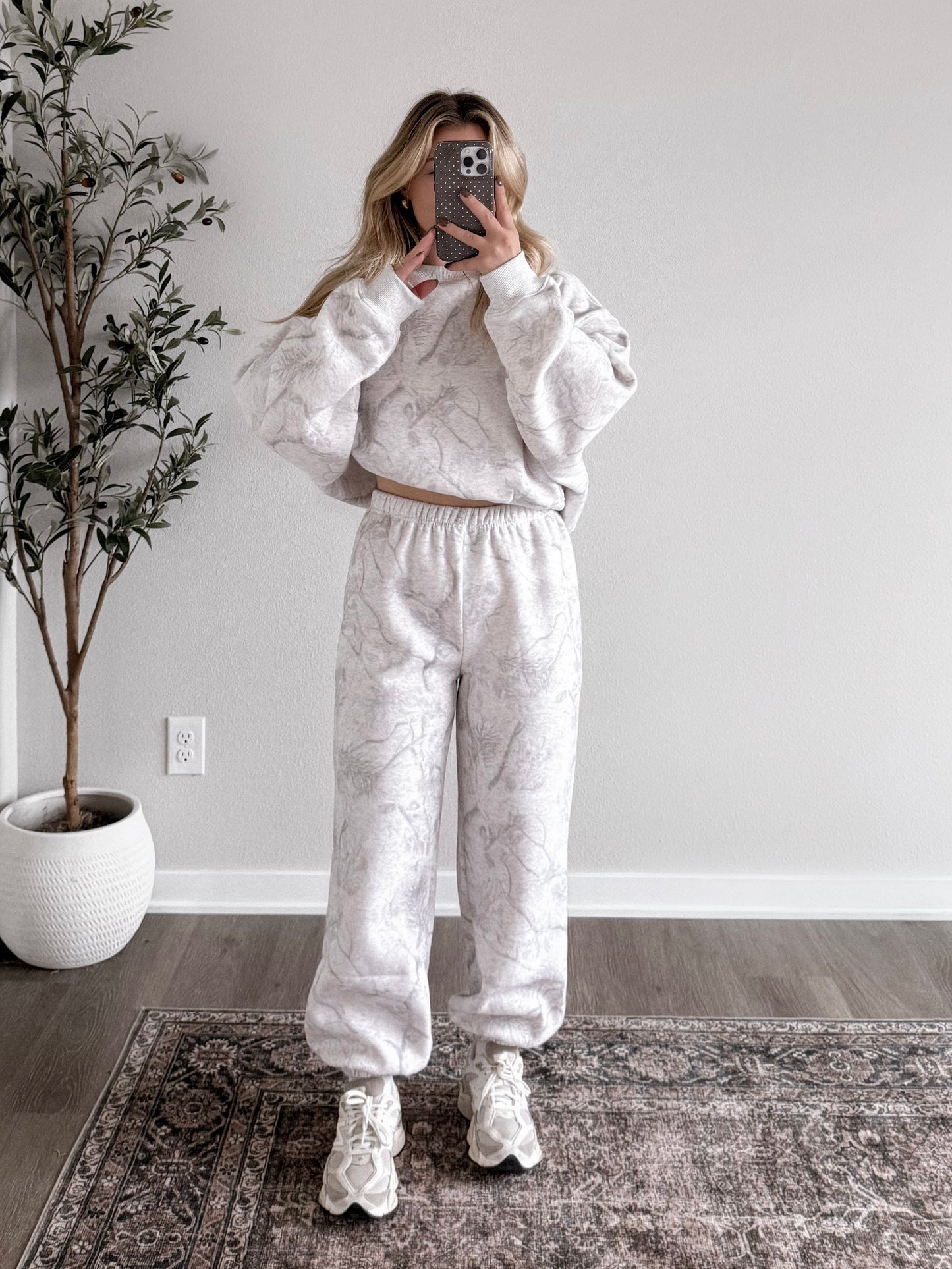 Camouflage Fleece Sweat set