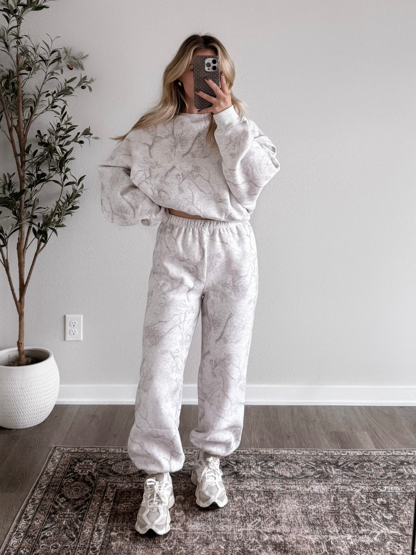 Camouflage Fleece Sweat set