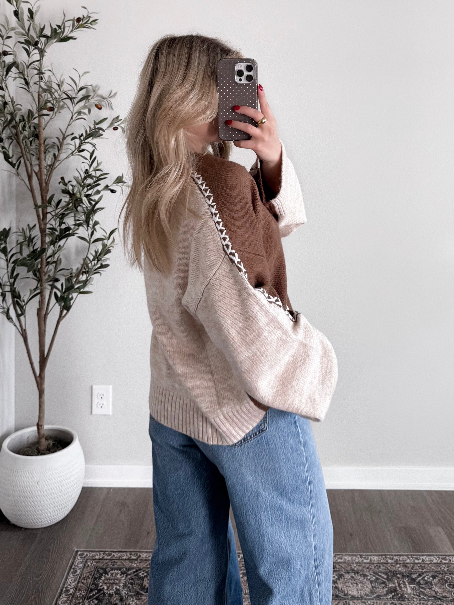 Toasty Colorblock Sweater