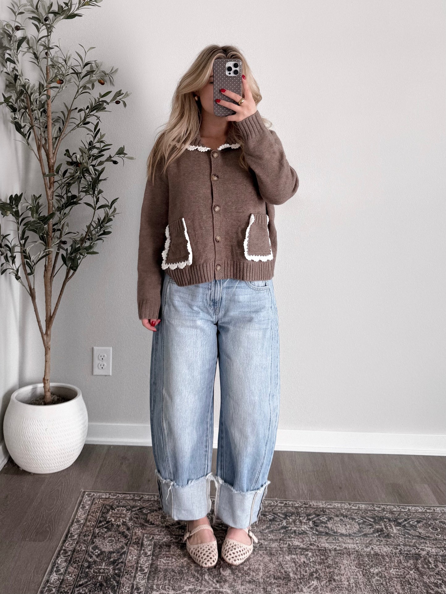 Morning Chai Collared Sweater