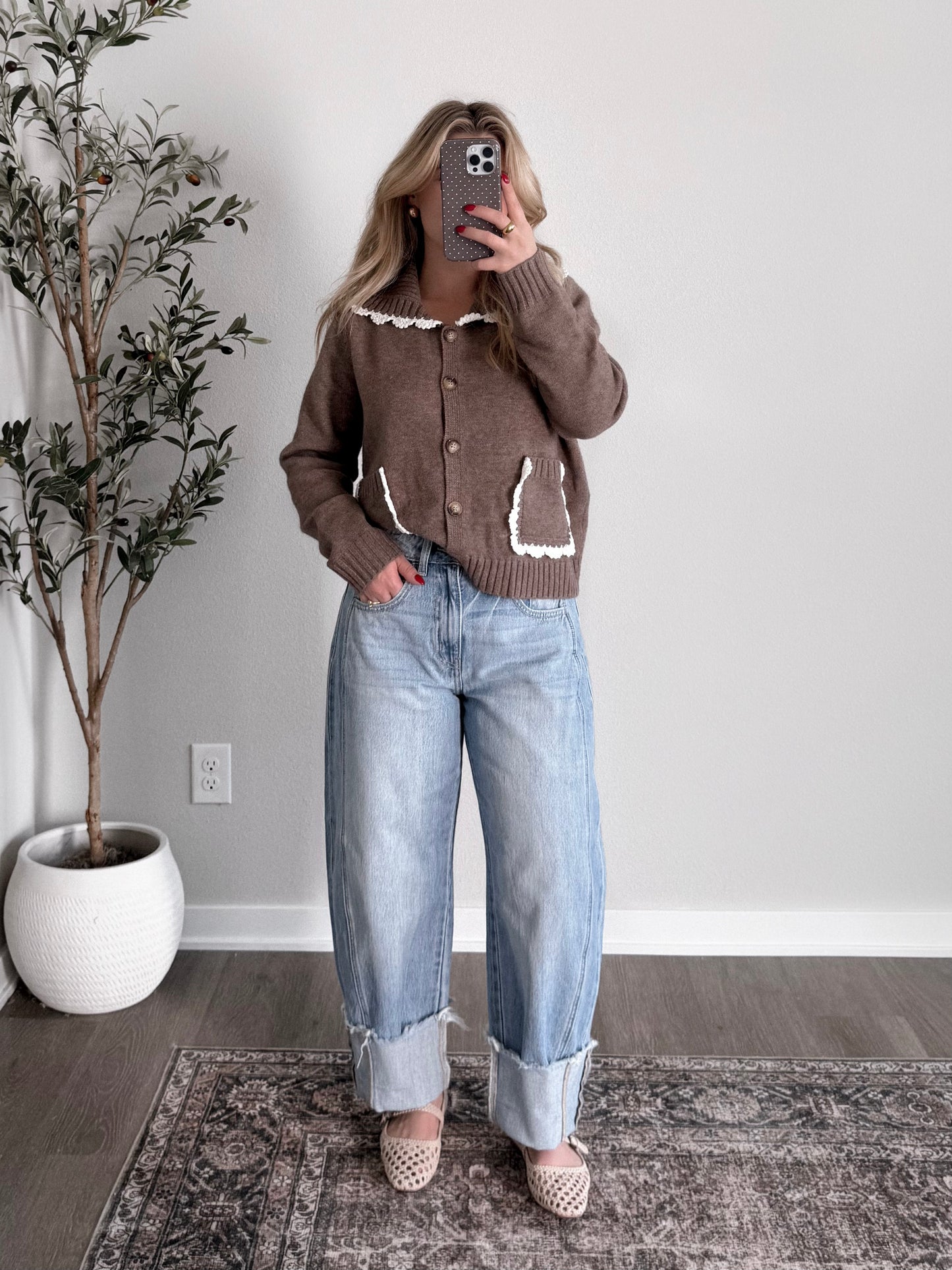 Morning Chai Collared Sweater