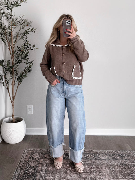 Morning Chai Collared Sweater