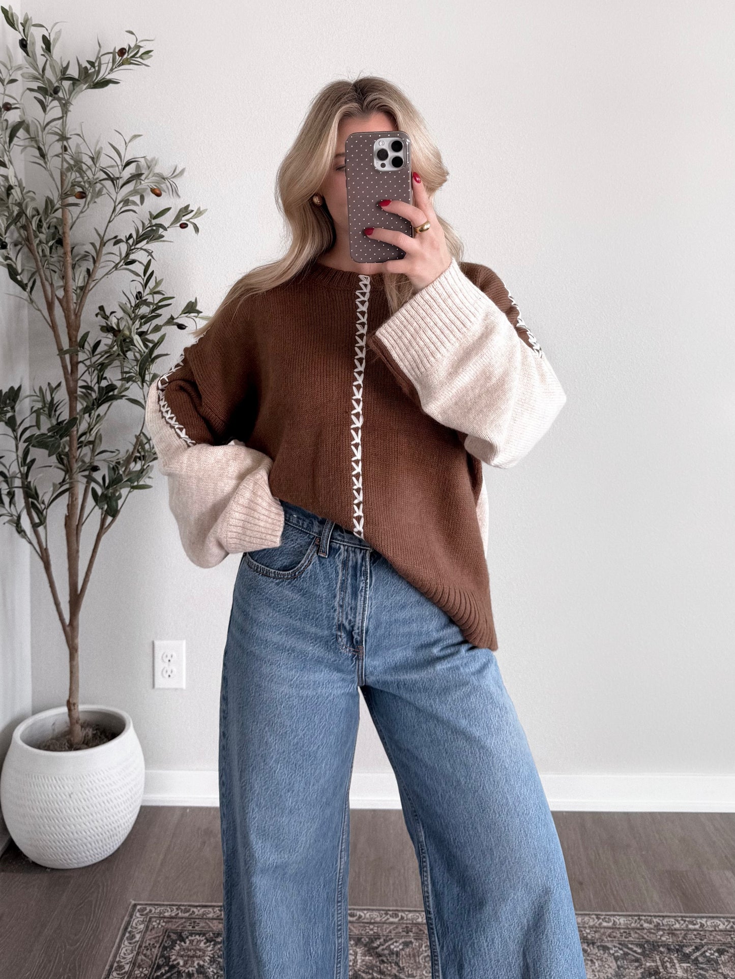 Toasty Colorblock Sweater