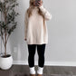 Element Ribbed Tunic Sweater / Cream