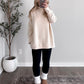Element Ribbed Tunic Sweater / Cream