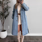 Winter Estate Denim Trench Coat
