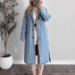 Winter Estate Denim Trench Coat