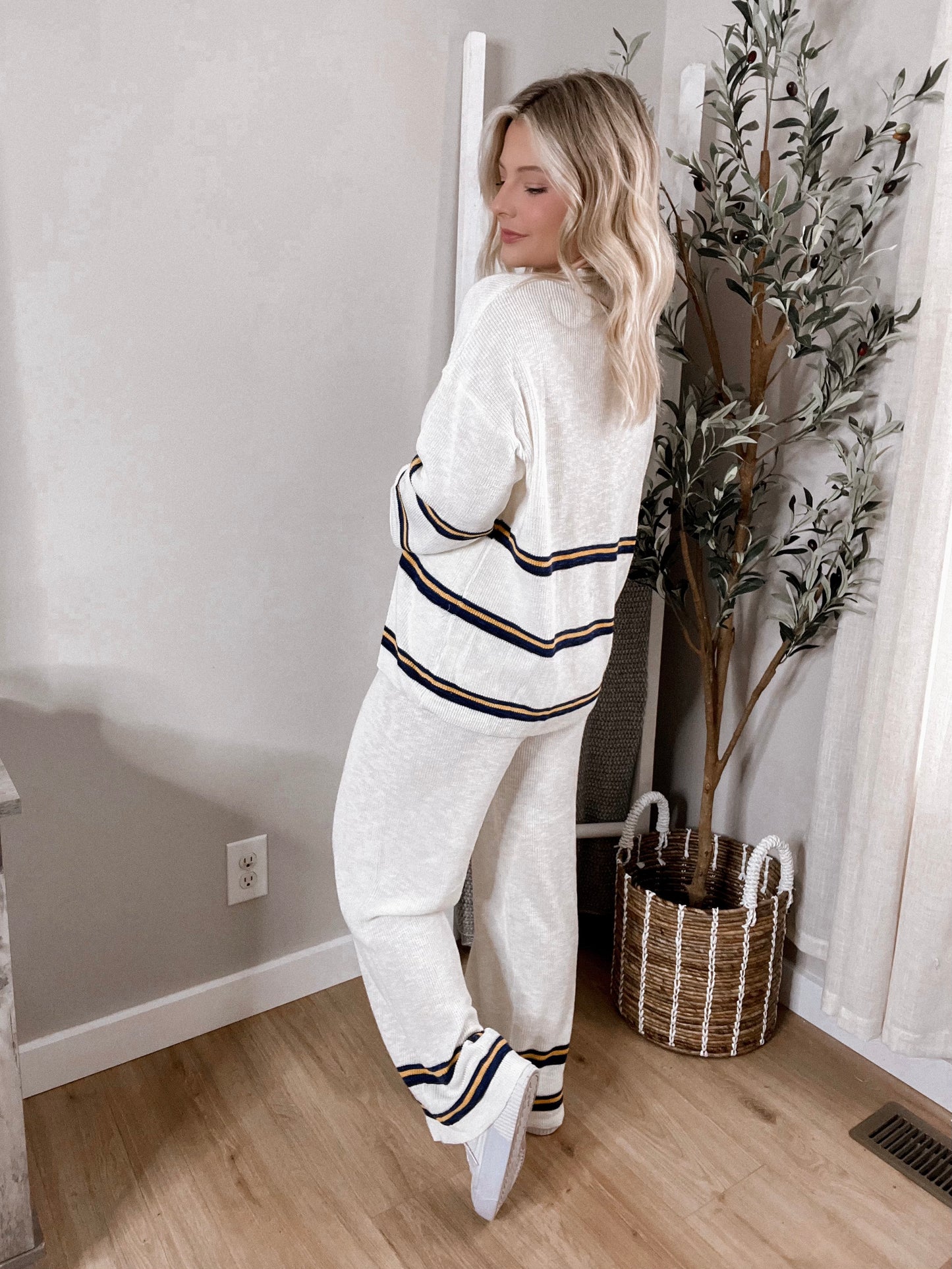 Talley Striped Knit Set Final Sale