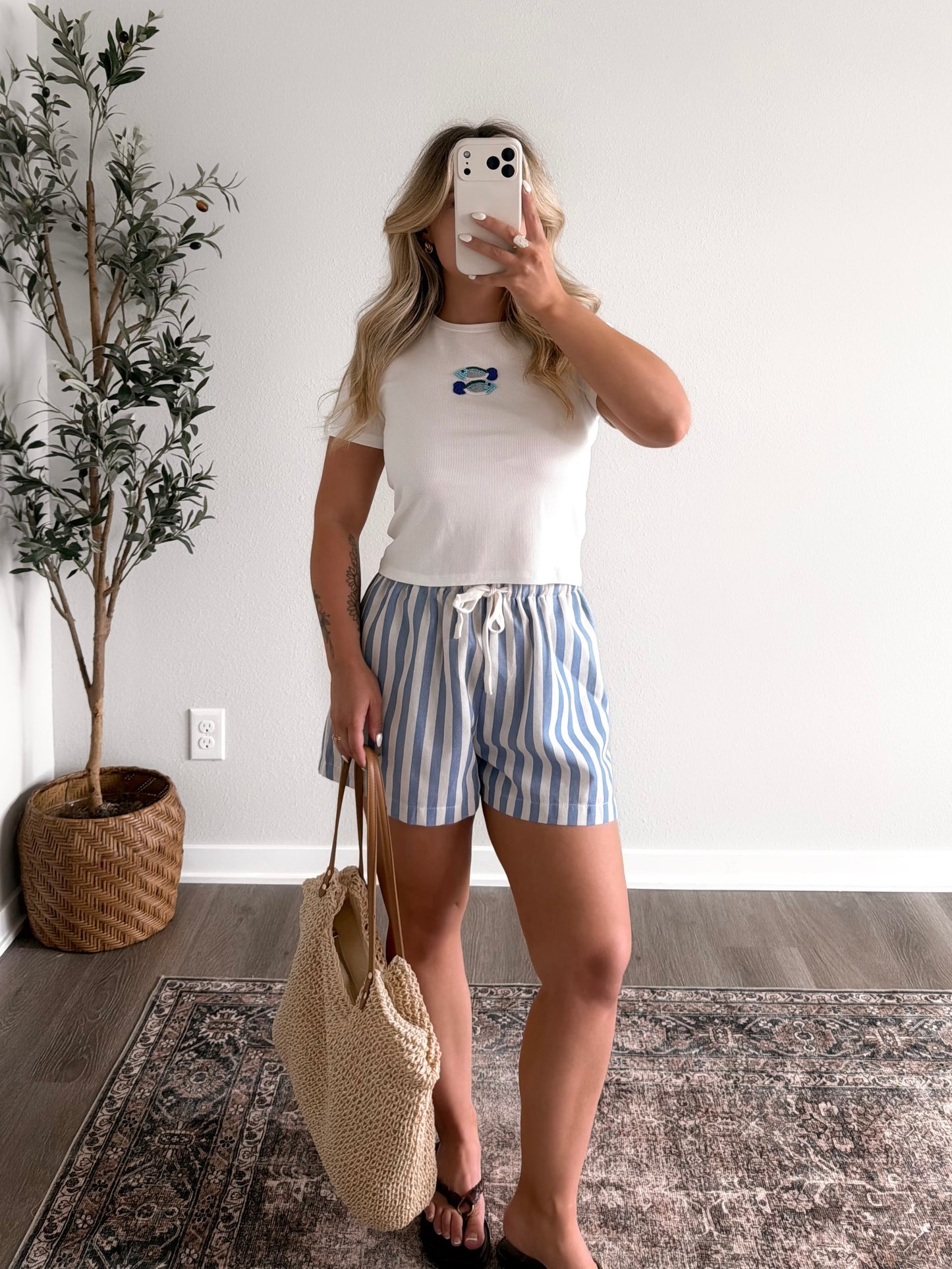 Catch Of The Day Beaded Tee