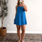 Blue Lagoon Linen Romper
