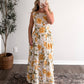 Citrus Grove Floral Midi Dress