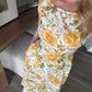Citrus Grove Floral Midi Dress