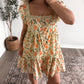 Peach Petal Floral Dress