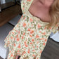 Peach Petal Floral Dress