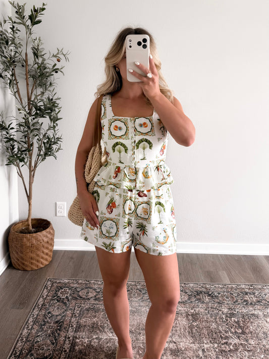 Meet Me In Maui Short Set