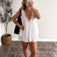Seaside Escape Romper / White