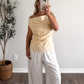 Summer Spritz Polka Dot Top / Yellow
